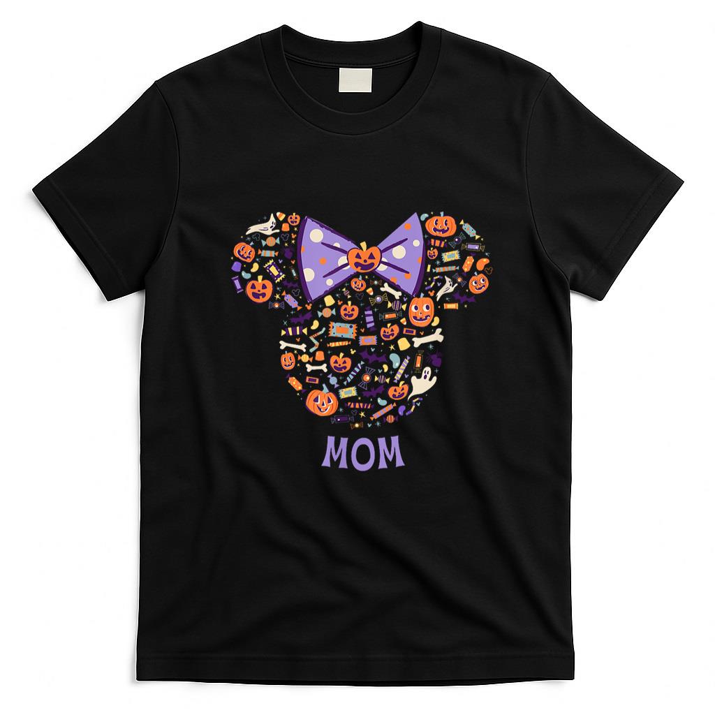 Pet Mom Halloween Shirt - Disney Minnie Mouse Icon Halloween Mom T-Shirt