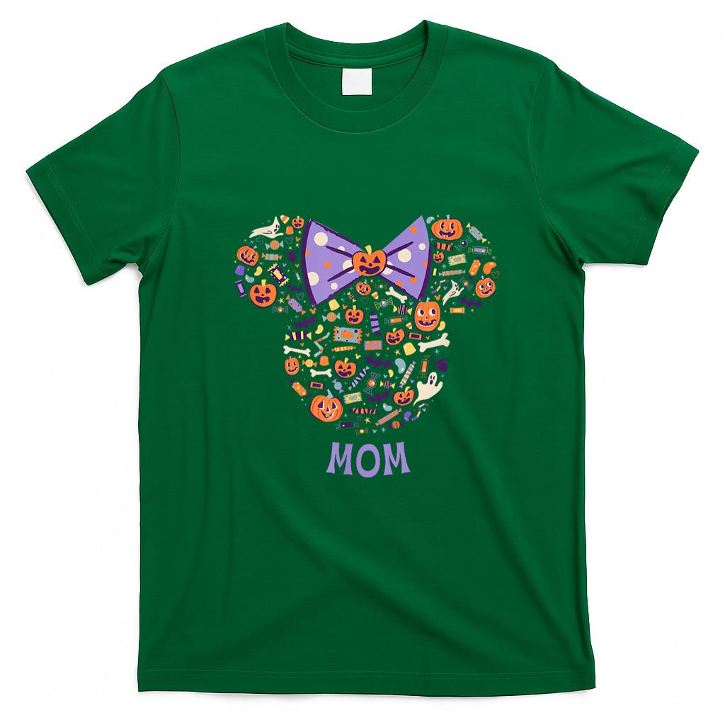 Pet Mom Halloween Shirt - Disney Minnie Mouse Icon Halloween Mom T-Shirt