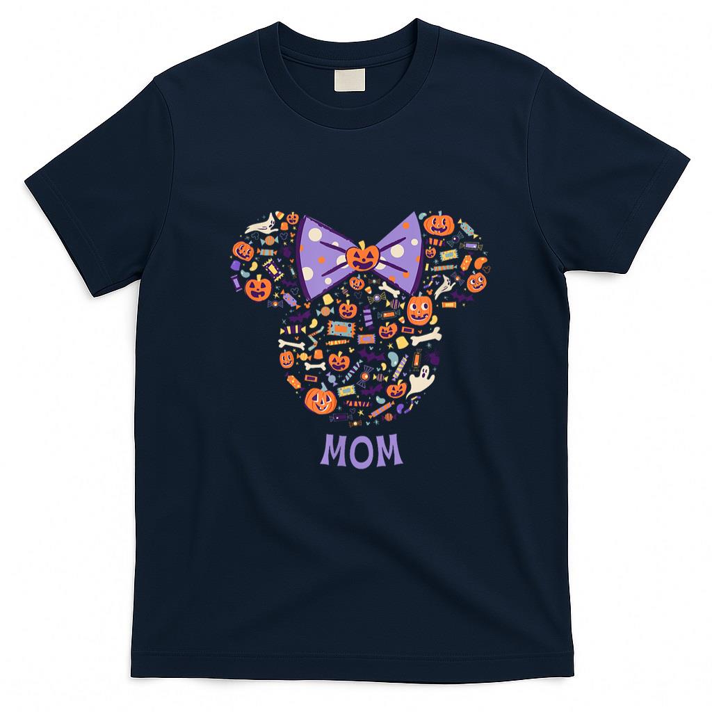 Pet Mom Halloween Shirt - Disney Minnie Mouse Icon Halloween Mom T-Shirt