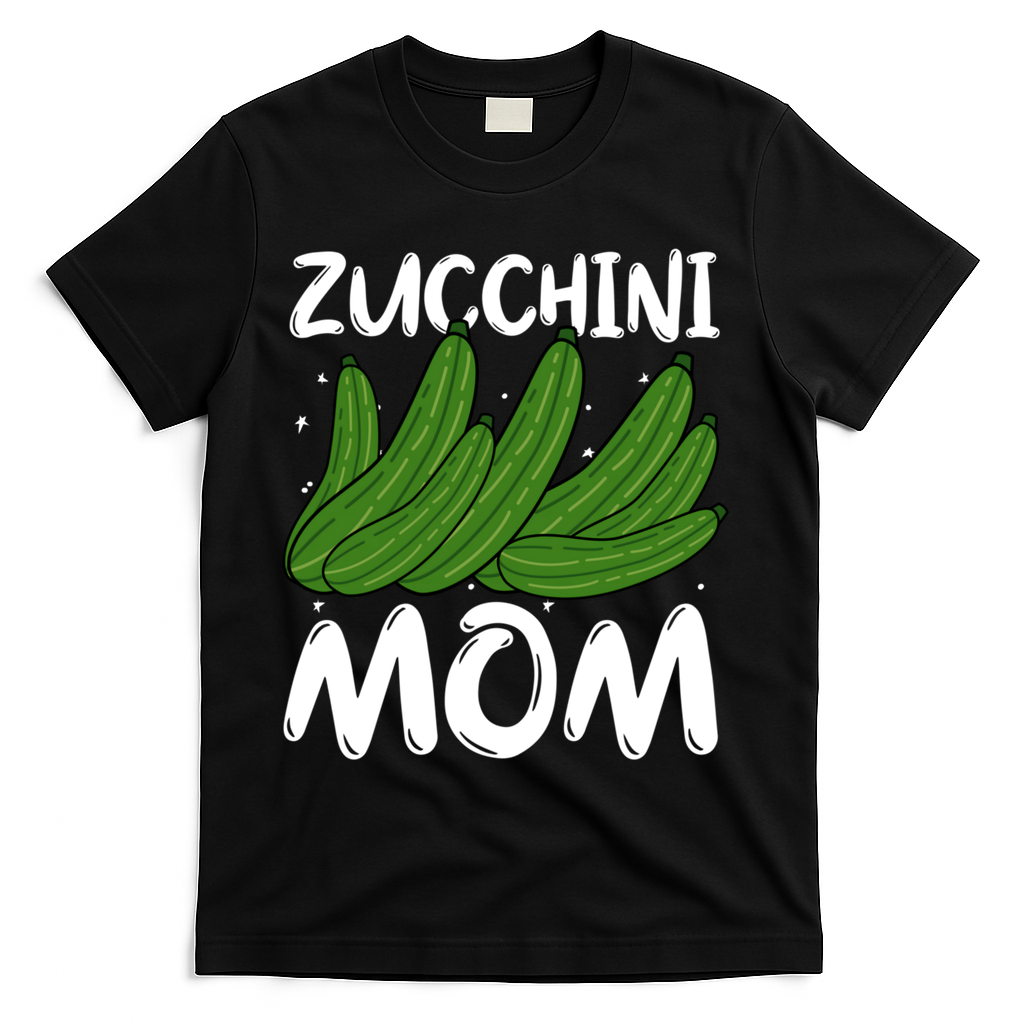 Funny Zucchini Mom Vegetable Mothers' Day Gardener Lover Gift T-Shirt