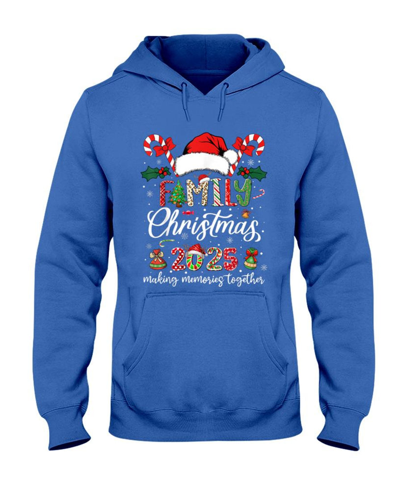 Family Christmas 2025 Matching Squad Santa Elf Funny Xmas T-Shirt