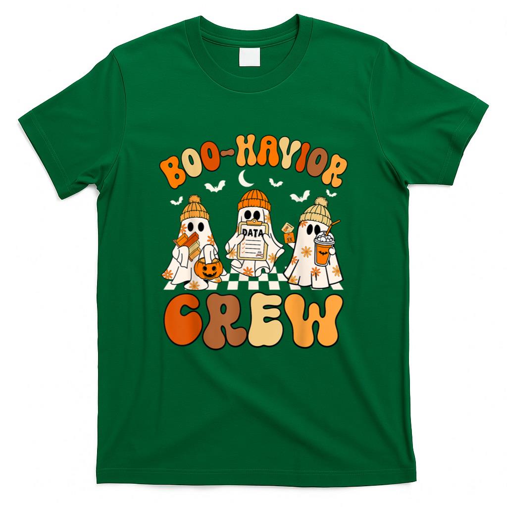 Halloween Shirt - Boo-Havior Crew Behavior Analyst Halloween ABA T-Shirt
