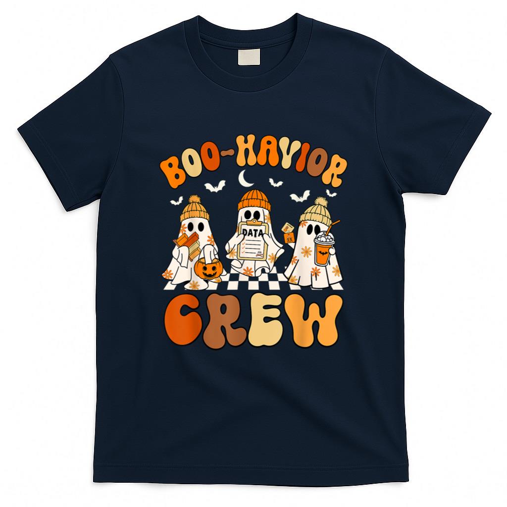 Halloween Shirt - Boo-Havior Crew Behavior Analyst Halloween ABA T-Shirt