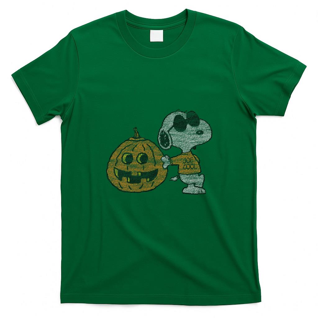 Halloween Shirt - Peanuts Halloween Cool Pumpkin Snoopy T-Shirt