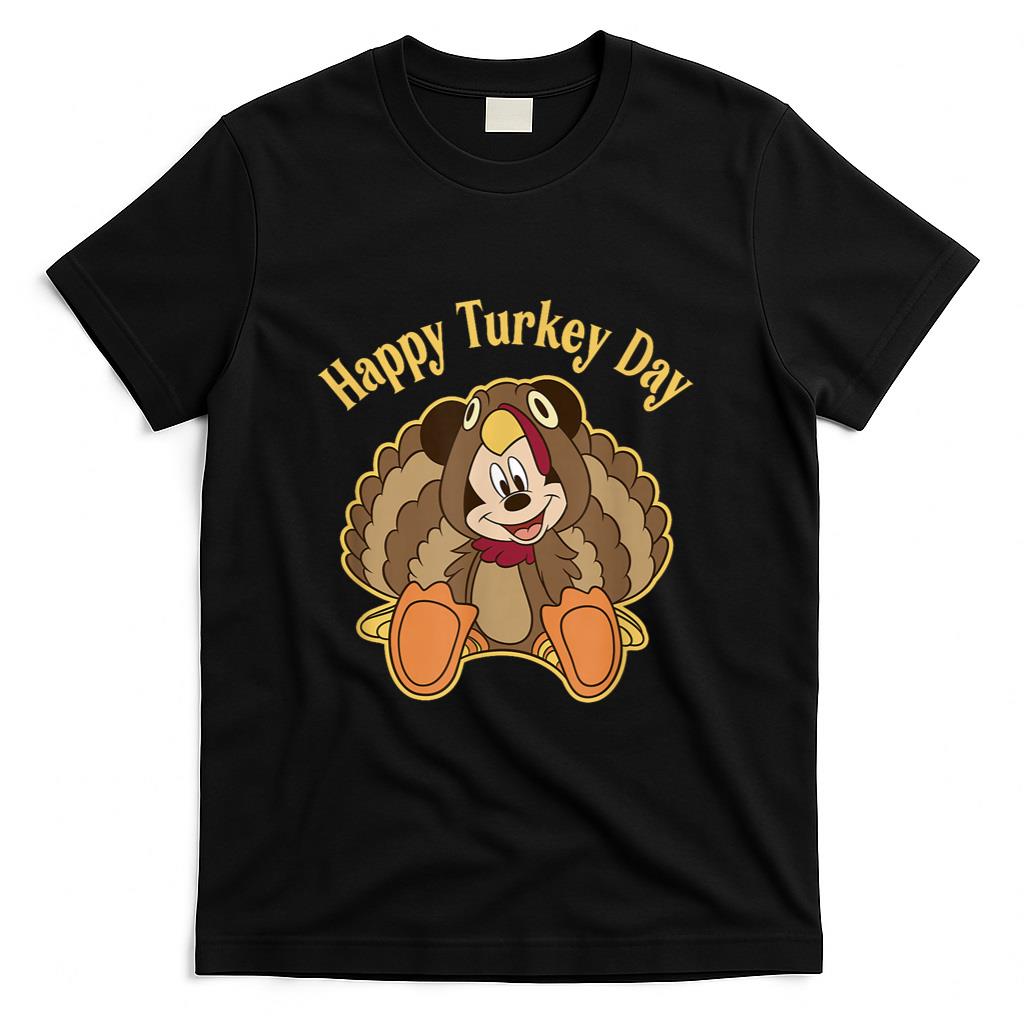 Disney Mickey And Friends Thanksgiving Mickey Turkey T-Shirt