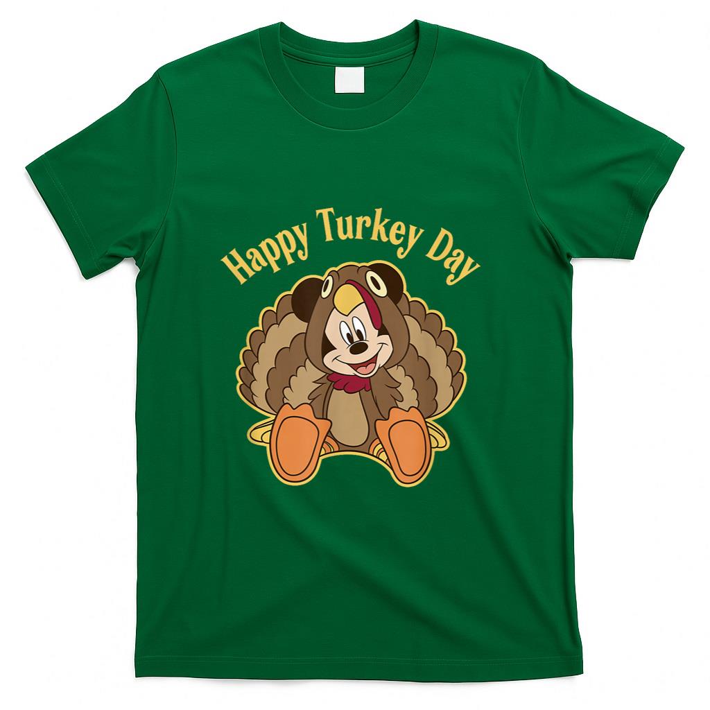 Disney Mickey And Friends Thanksgiving Mickey Turkey T-Shirt
