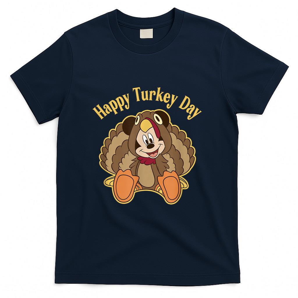 Disney Mickey And Friends Thanksgiving Mickey Turkey T-Shirt