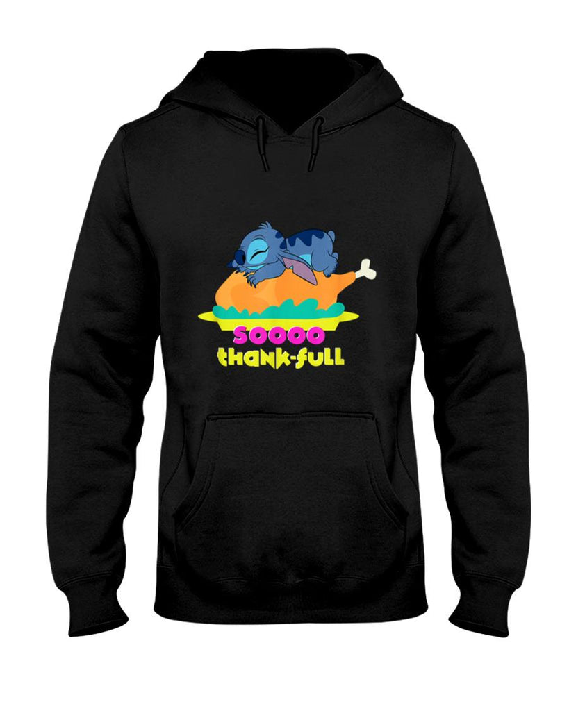 Disney Lilo Stitch Thanksgiving Soooo Thankful Turkey Nap T-Shirt