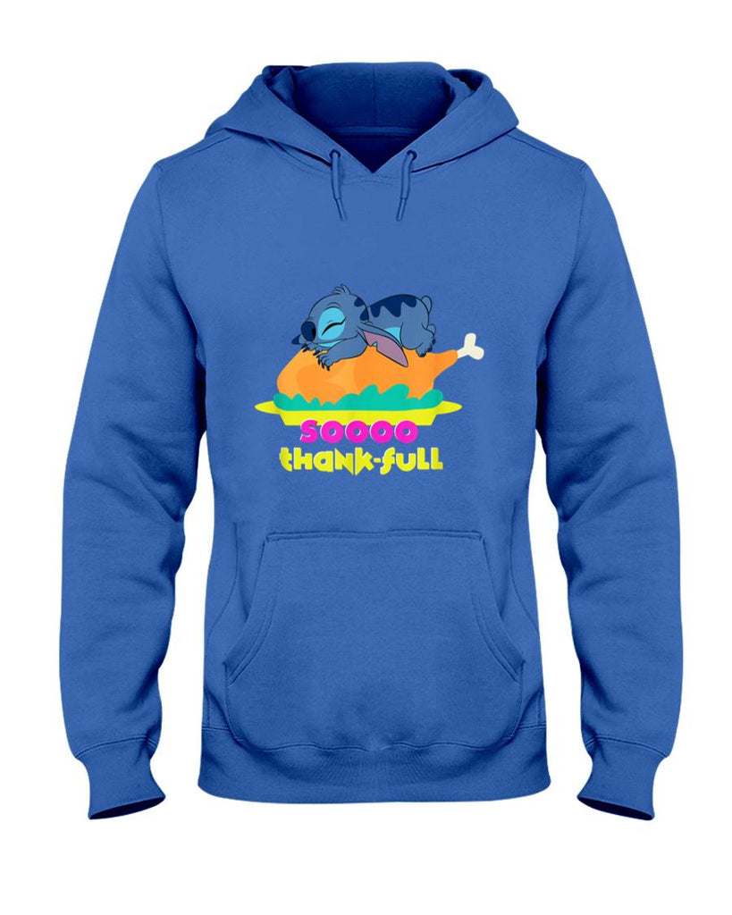 Disney Lilo Stitch Thanksgiving Soooo Thankful Turkey Nap T-Shirt