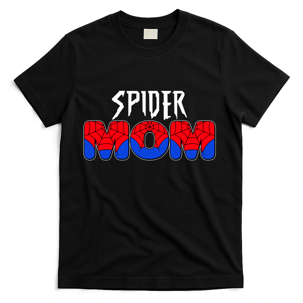 Funny Spider Mom Matching Family Shirts T-Shirt