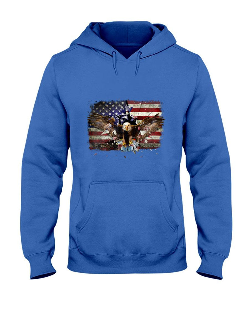 American Bald Eagle USA Flag Patriotic Eagle 4th of July T-Shirt