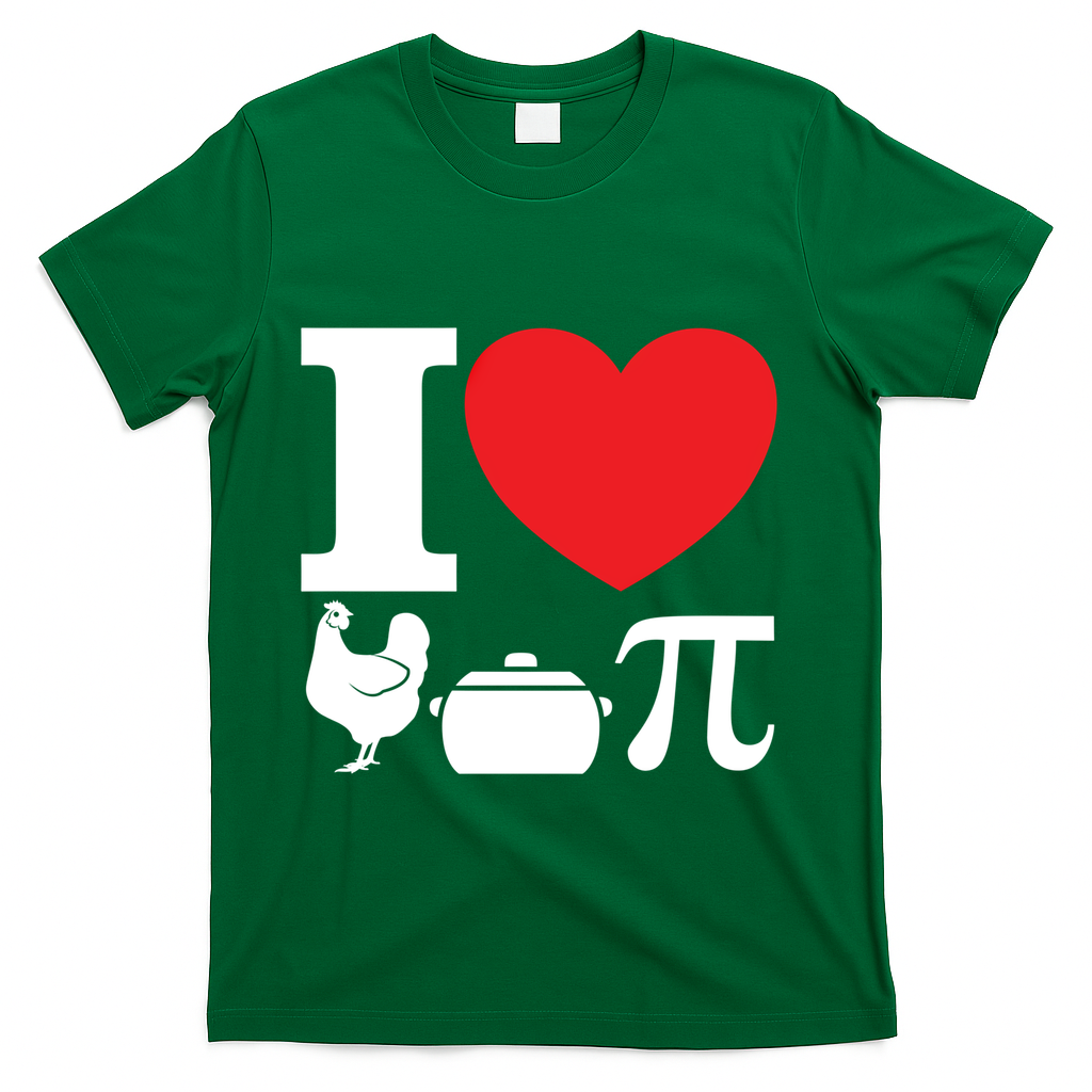 I Love Chicken Pot Pi Pie Day Math Great Gift T-Shirt