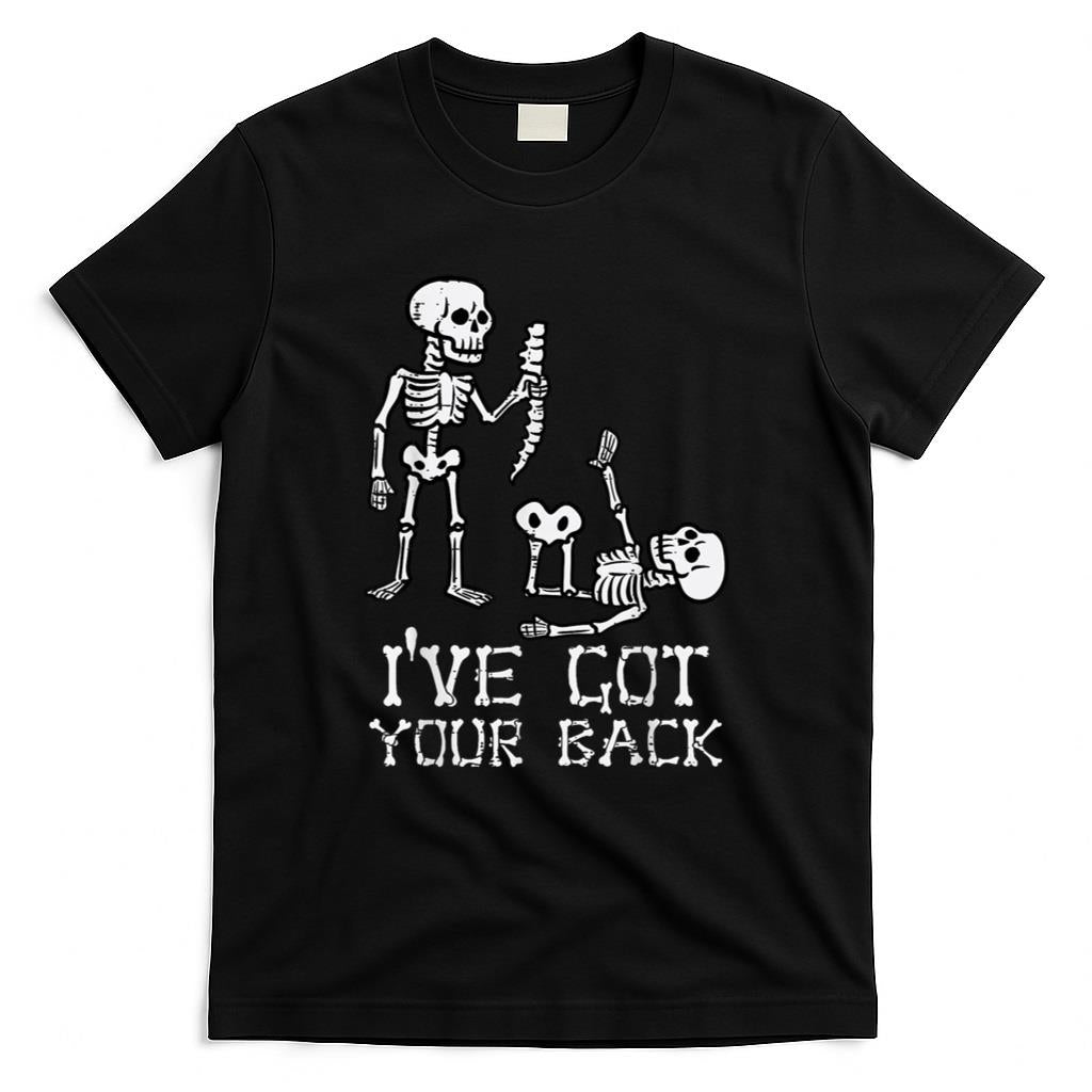 Halloween Shirt - Halloween Skeletons Ive Got Your Back Costume Men Women Kids T-Shirt