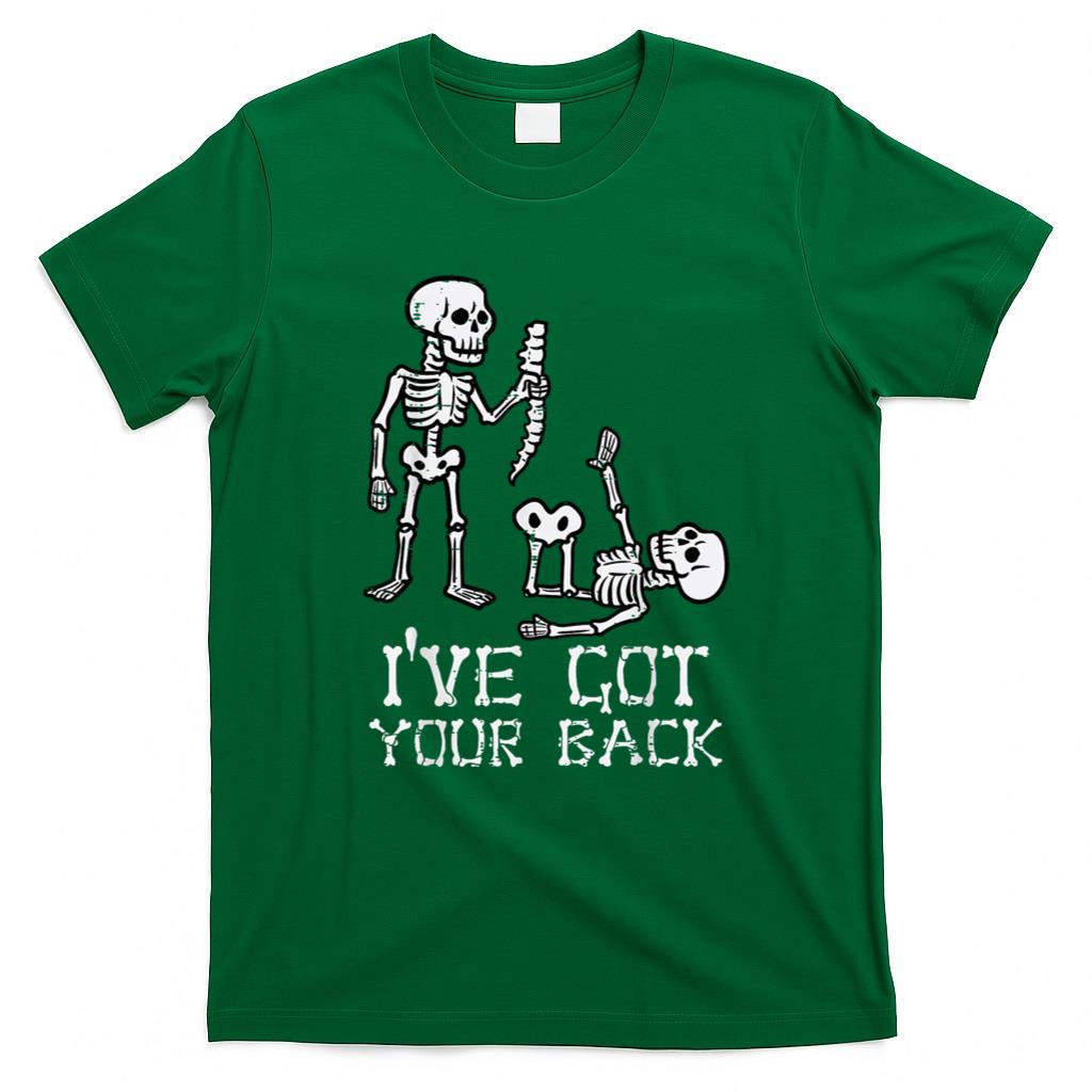 Halloween Shirt - Halloween Skeletons Ive Got Your Back Costume Men Women Kids T-Shirt