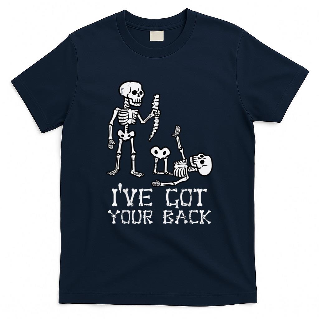 Halloween Shirt - Halloween Skeletons Ive Got Your Back Costume Men Women Kids T-Shirt