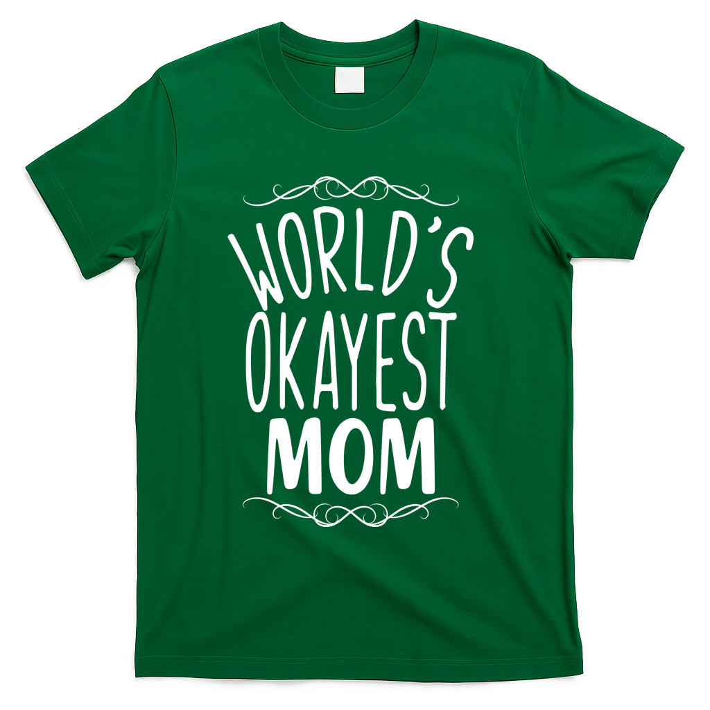 World's Okayest Mom T-Shirt