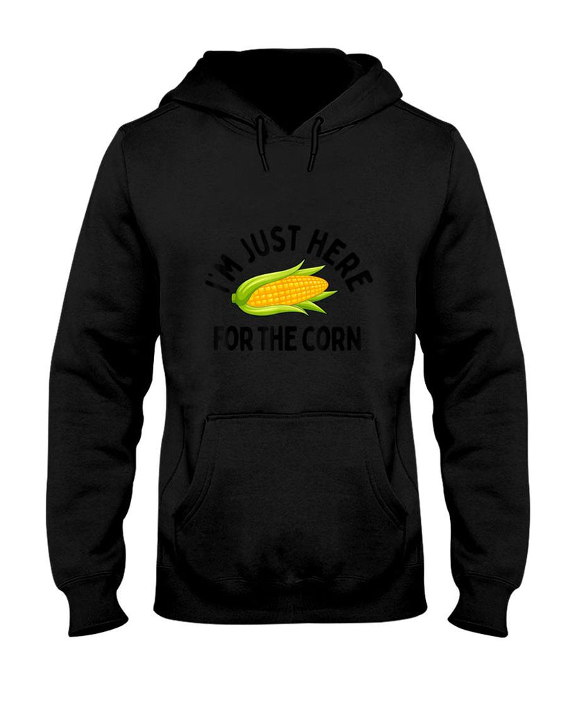 Funny Tees - I'm Just Here For The Corn Funny Corn On The Cob T-Shirt