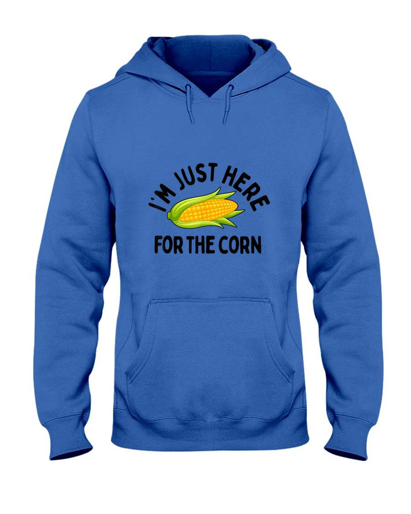 Funny Tees - I'm Just Here For The Corn Funny Corn On The Cob T-Shirt