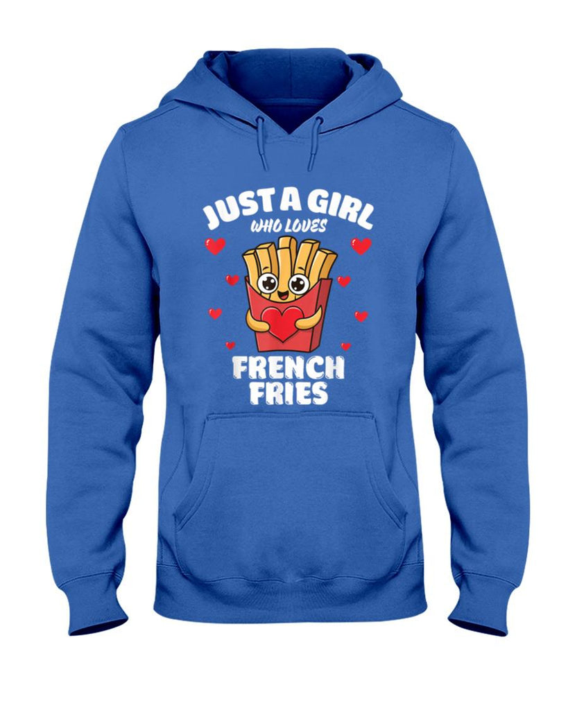 Just A Girl Who Loves French Fries French Fries Lover T-Shirt