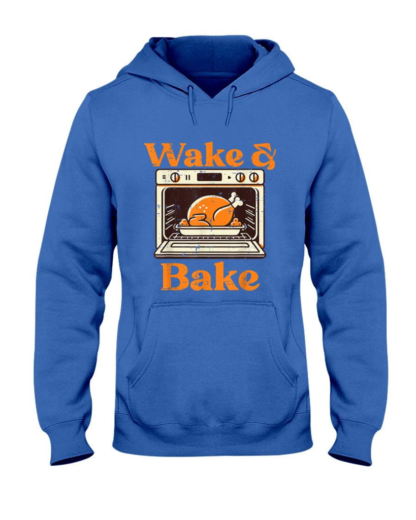 Thanksgiving Wake And Bake Funny Turkey Day Dad Men Women T-Shirt