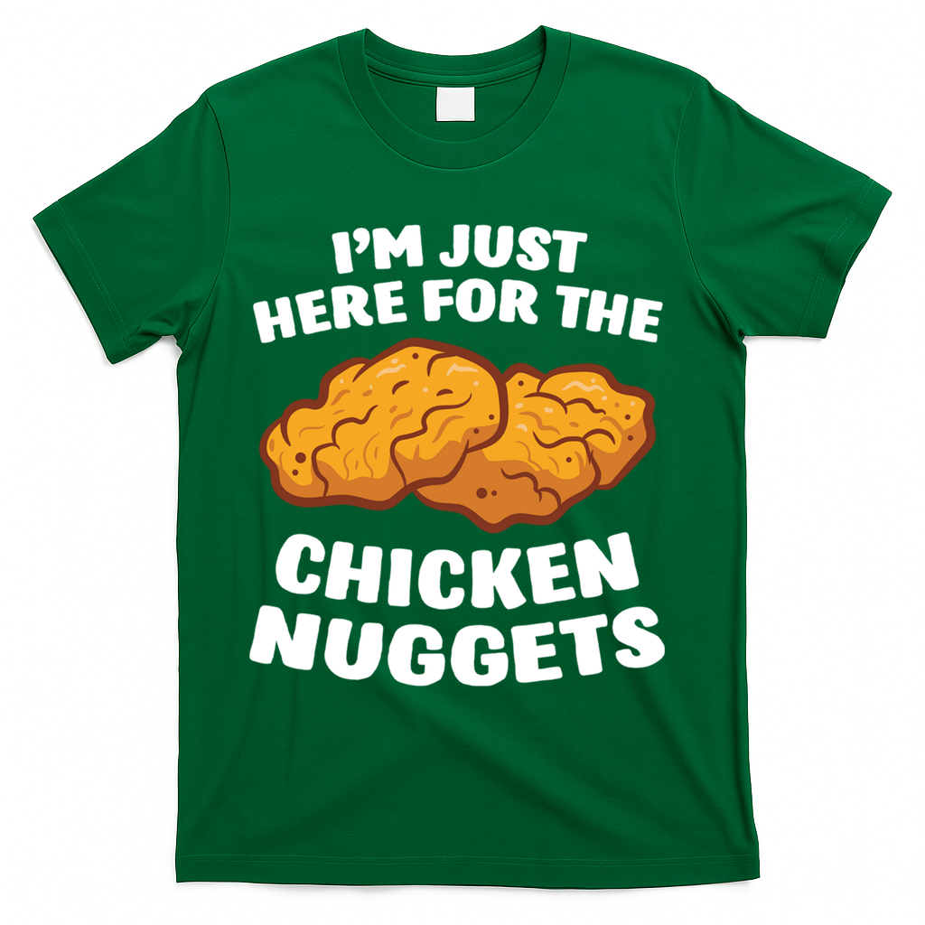 Chicken Nuggets Lover Im Just Here For The Chicken Nuggets T-Shirt