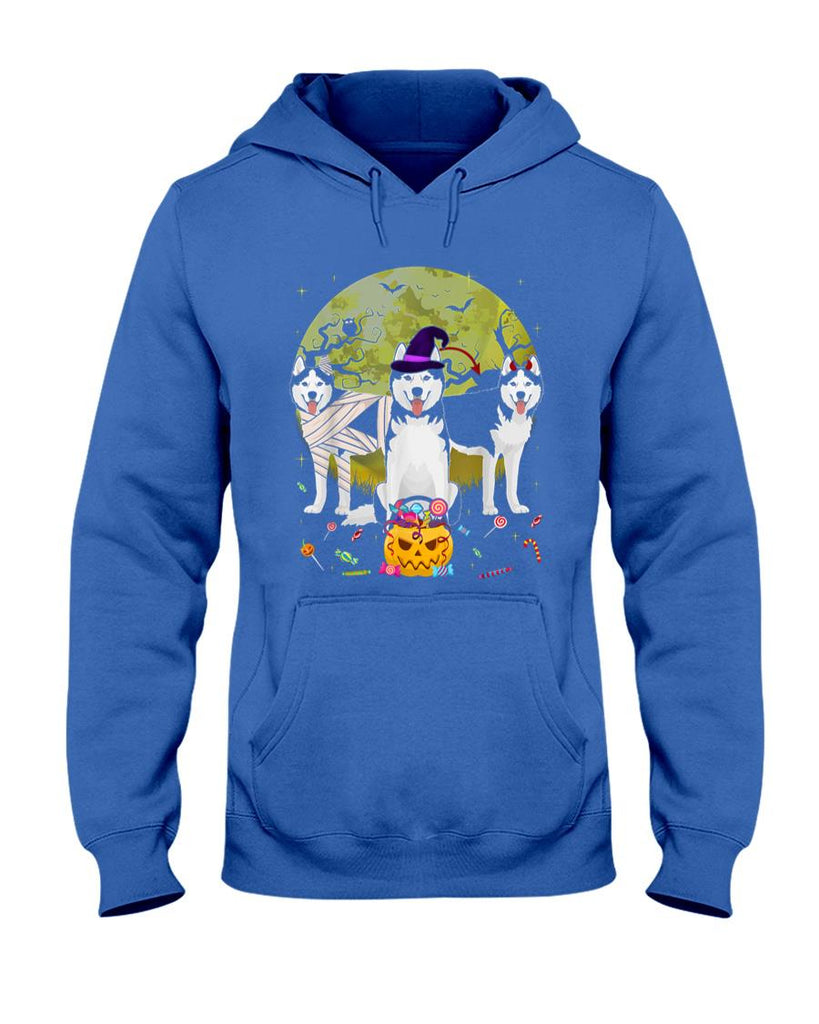 Pet Mom Halloween Shirt - Fun Siberian Husky Halloween Costume Gift Dog Lover T-Shirt