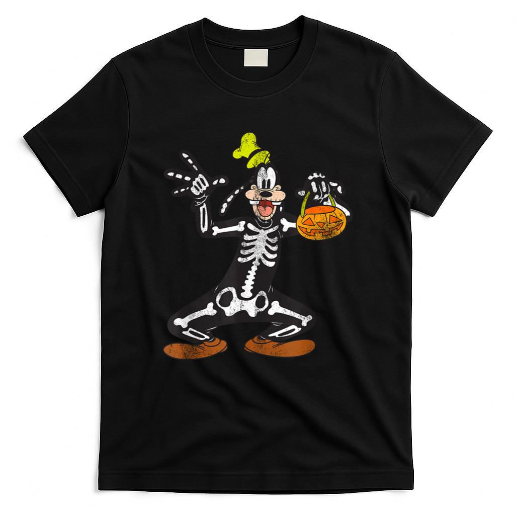 Goofy Skeleton Funny Halloween T-Shirt