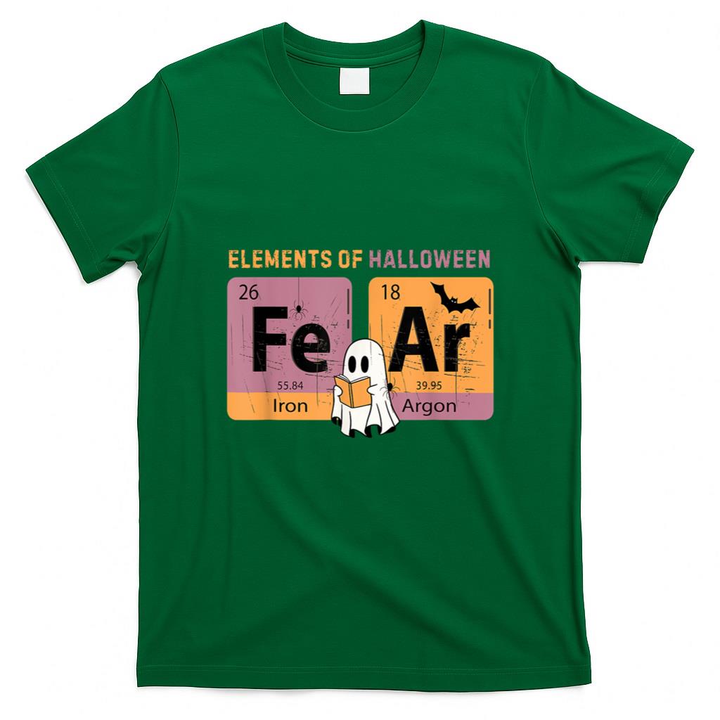 Halloween Shirt - Elements Of Halloween FeAr Periodically Halloween Chemistry T-Shirt