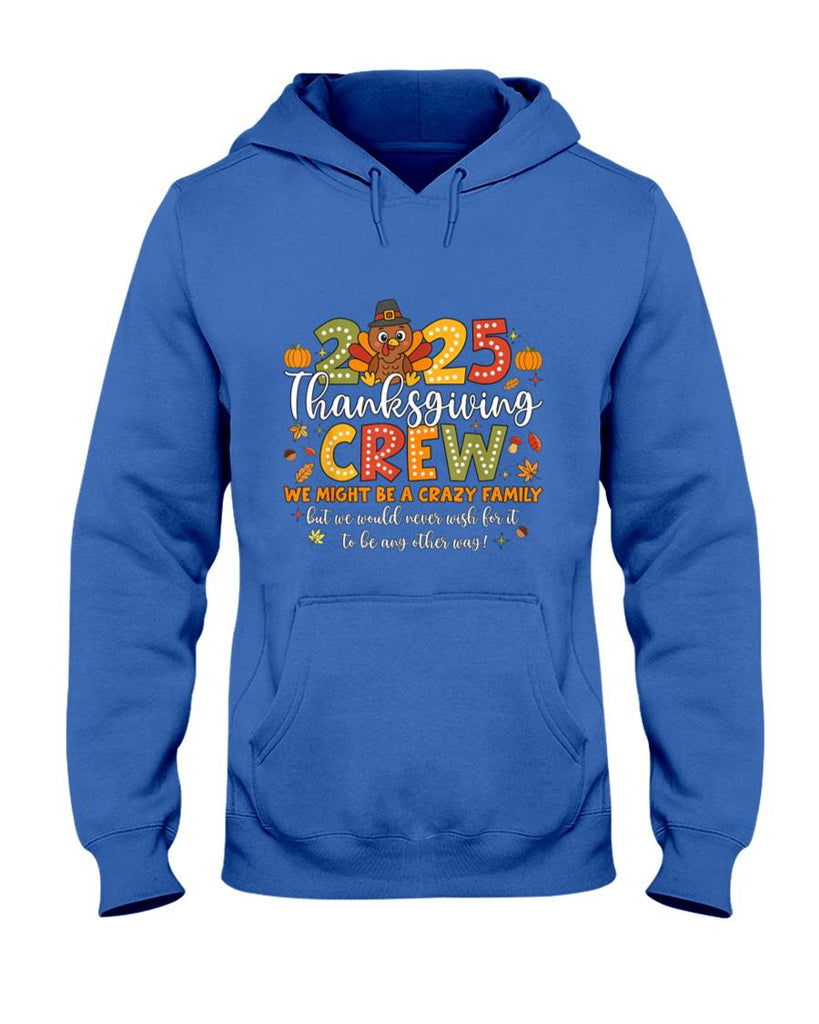 Family Thanksgiving 2025 Thanksgiving Crew Turkey Matching T-Shirt_2