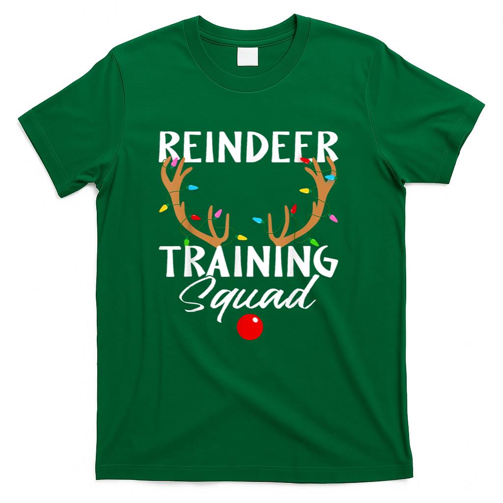 Christmas Running Reindeer Runner Training Squad Team Gifts T-Shirt
