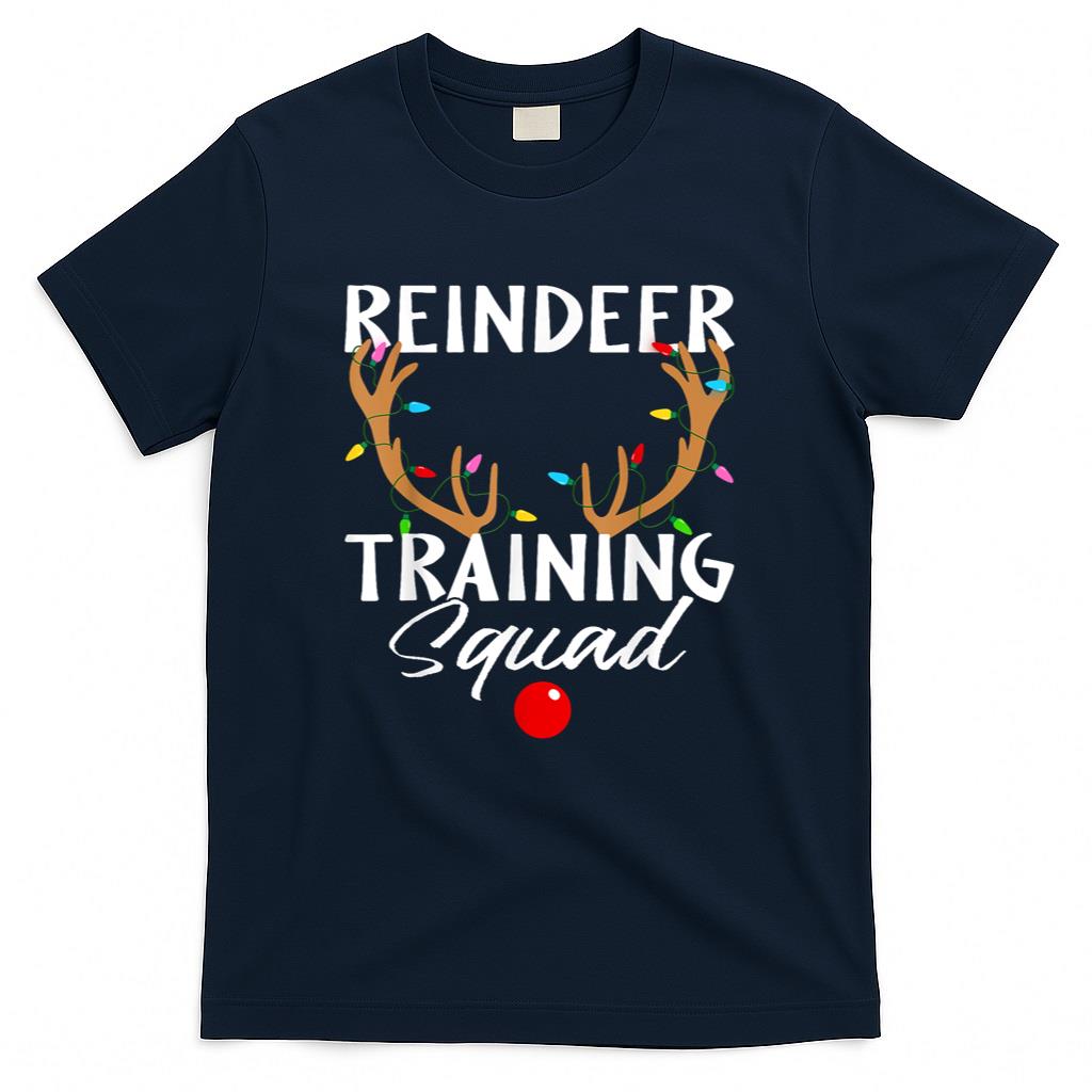 Christmas Running Reindeer Runner Training Squad Team Gifts T-Shirt