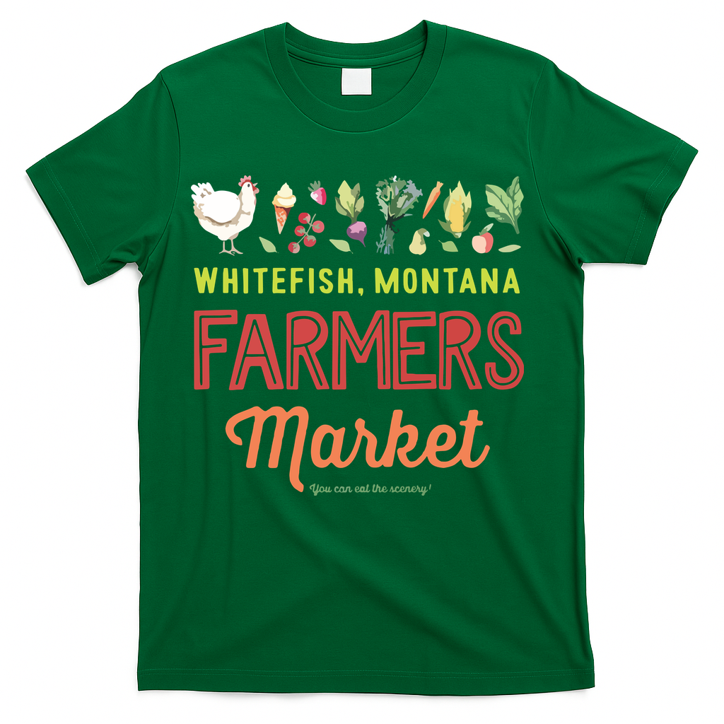 Whitefish Montana Farmers Market T-Shirt