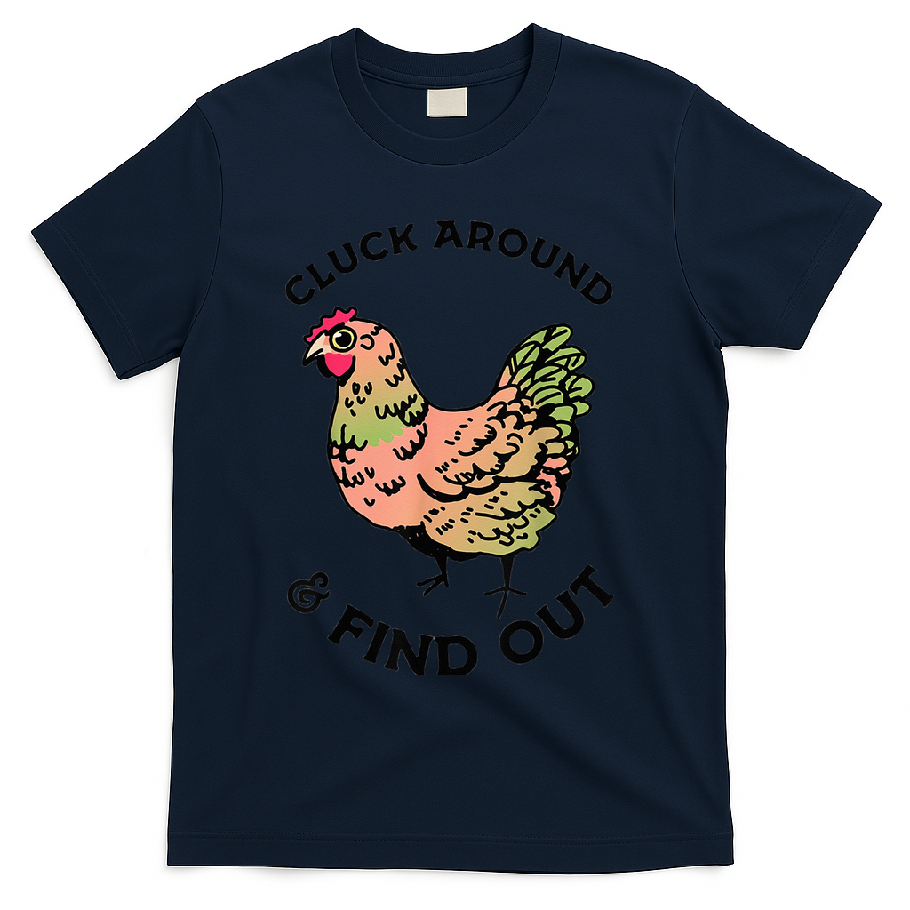 Cluck Around And Find Out Chicken Animals Lover Farmer T-Shirt