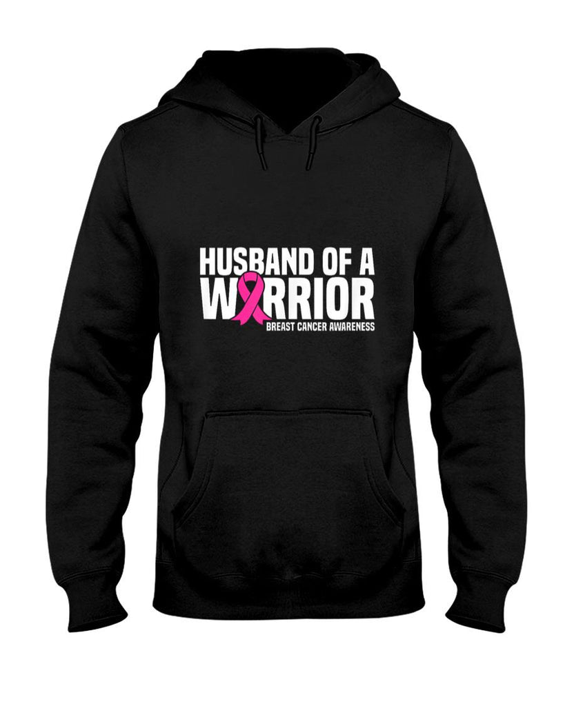 Husband of a Warrior Pink Ribbon Breast Cancer Awareness T-Shirt