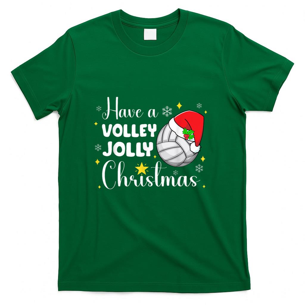 Have a Volley Jolly Christmas Volleyball Player Xmas Sporty T-Shirt