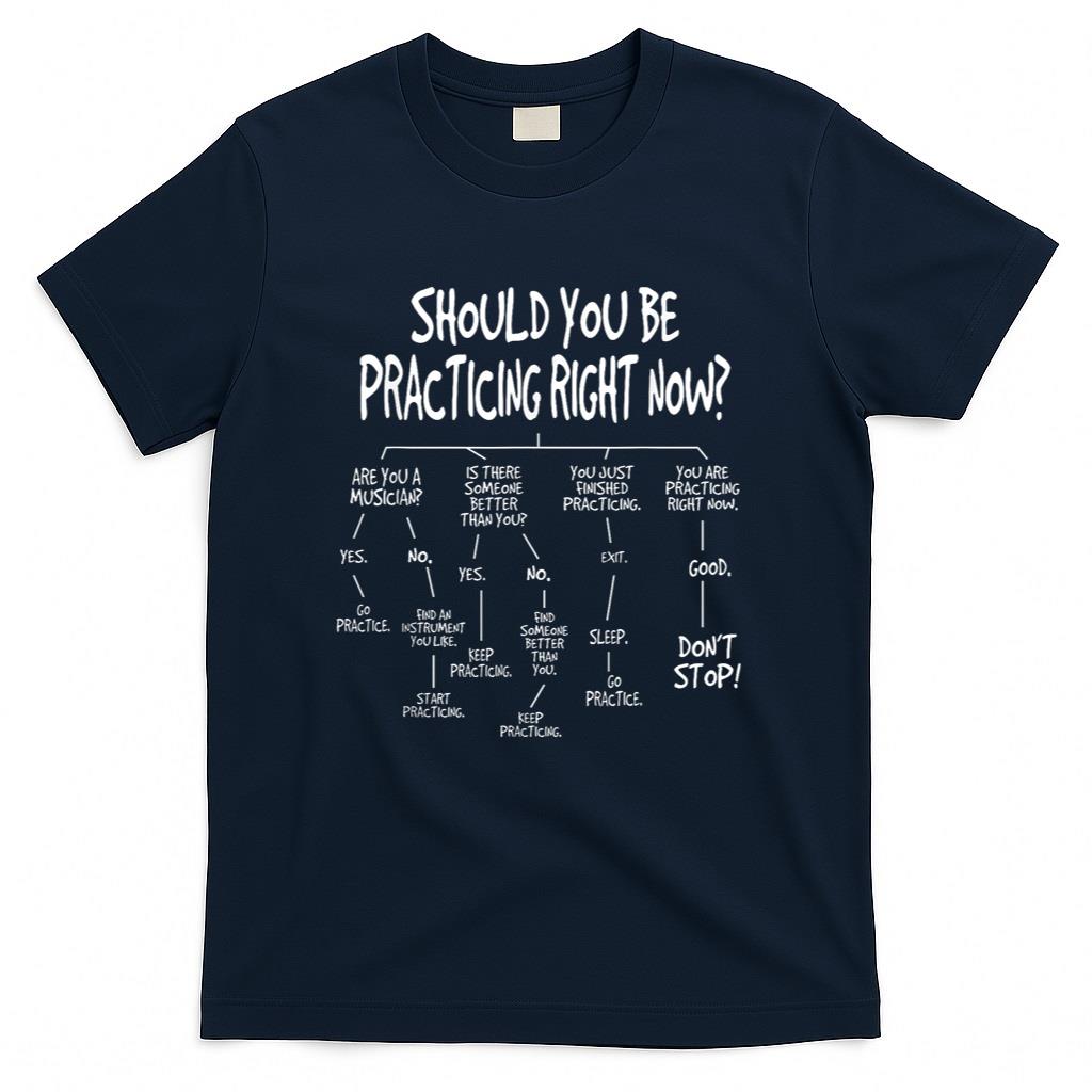 Music Practice Instrument Algorithm Funny Christmas Gift T-Shirt