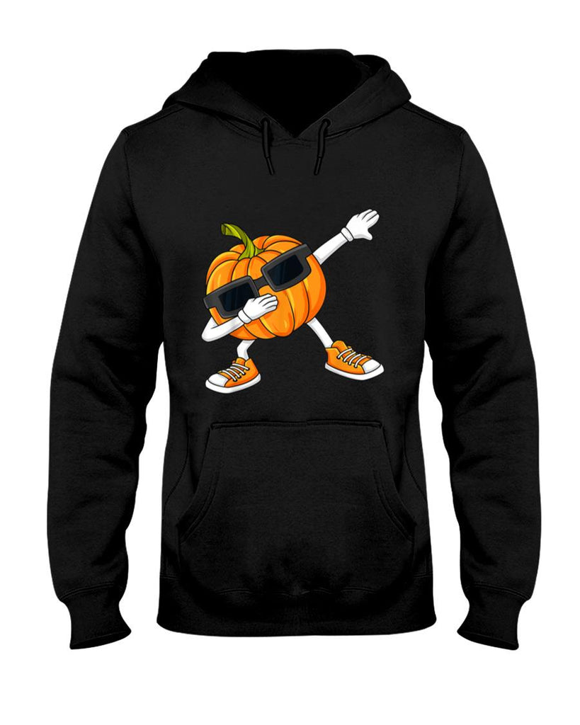 Halloween Dabbing Pumpkin Thanksgiving Day Boys Girls Kids T-Shirt