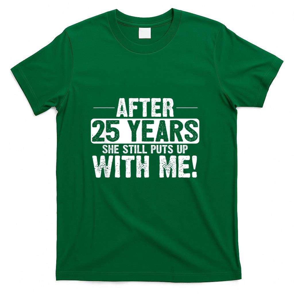 25th Anniversary 25 Years Marriage Husband Gift T-Shirt