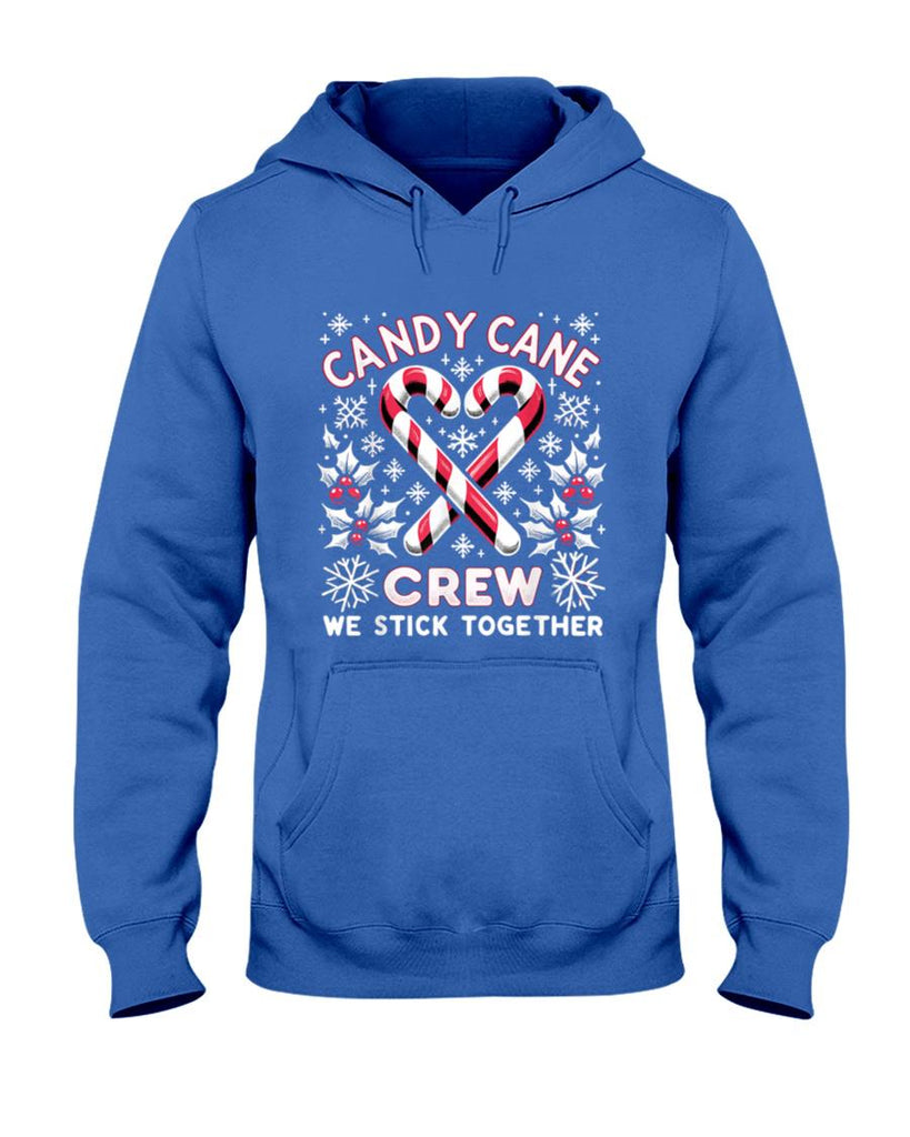 Candy Cane Crew We Stick Together Christmas Xmas T-Shirt