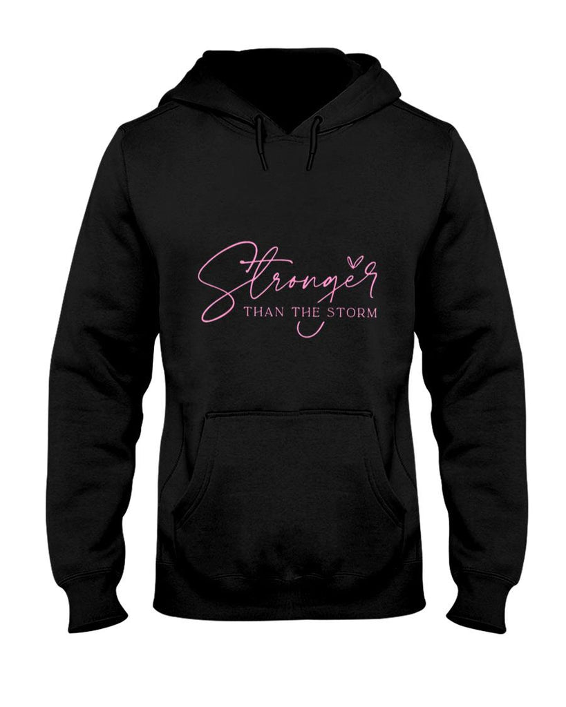Stronger Than The Storm Pink Warrior Breast Cancer Awareness T-Shirt