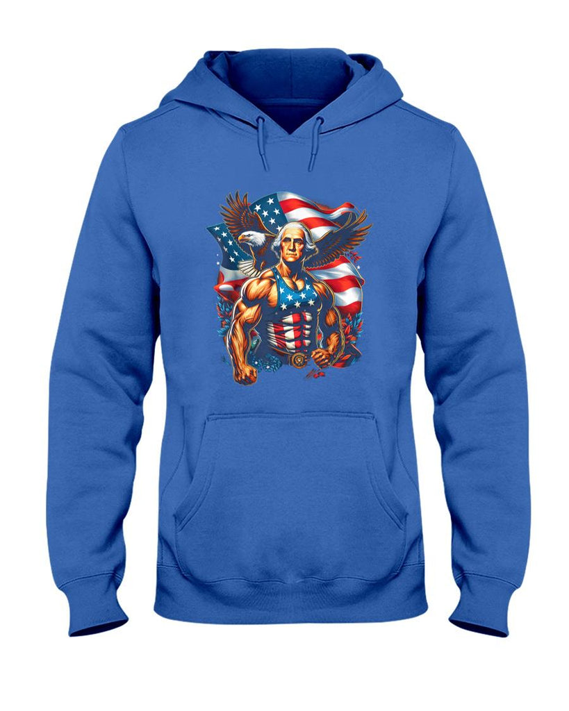 Funny Tees - 4th of July Patriotic Funny George Washington July 4th USA T-Shirt
