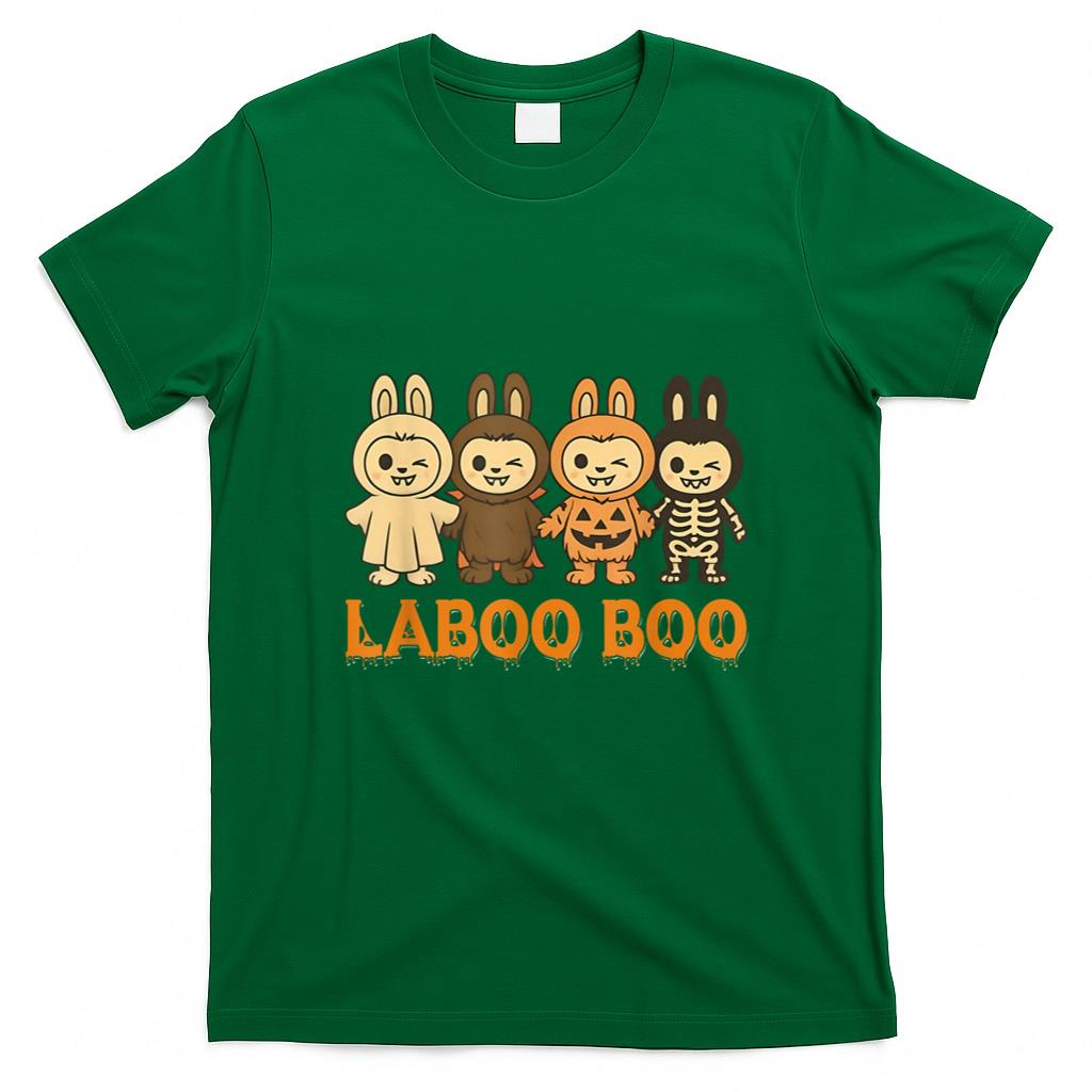 Halloween Shirt - Cute Laboo Boo Ghost Halloween for Adults and Kids T-Shirt