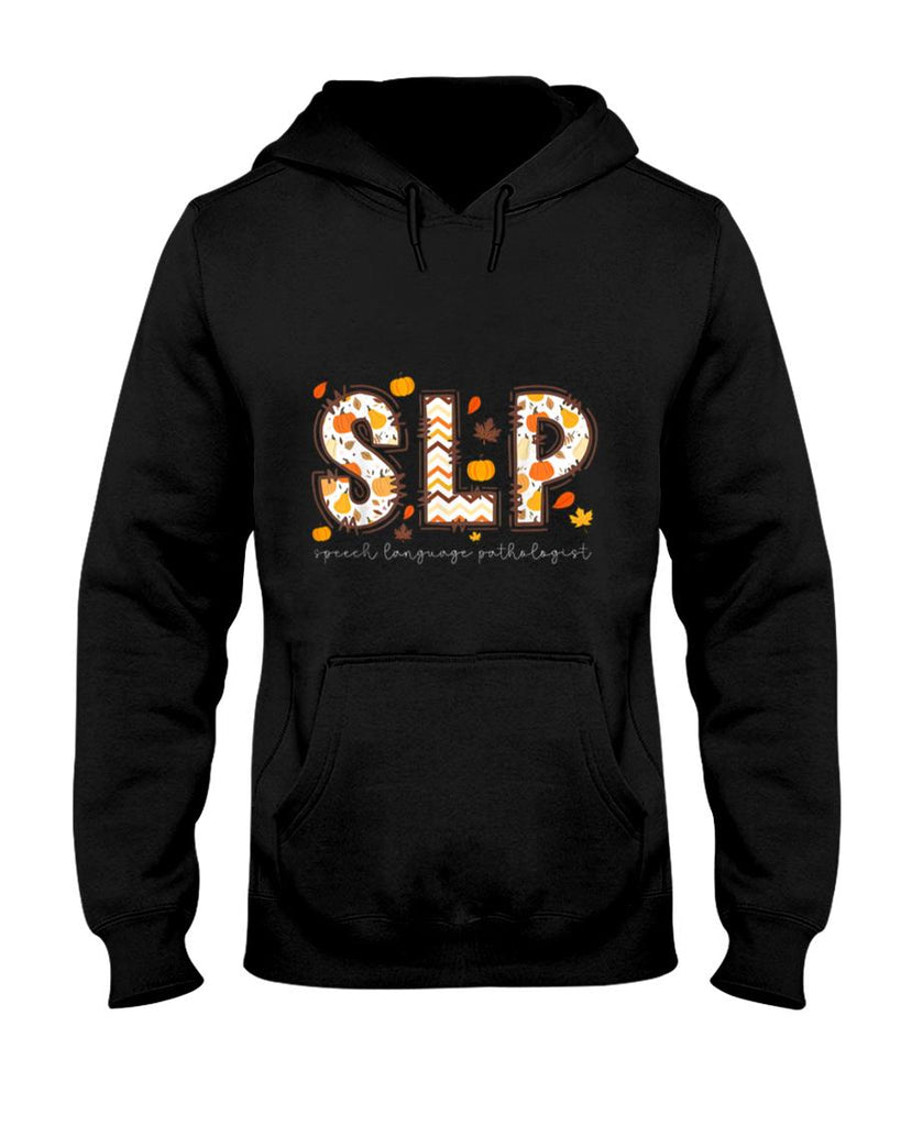 Retro Slp Speech Language Pathologist Pumpkin Fall Autumn T-Shirt