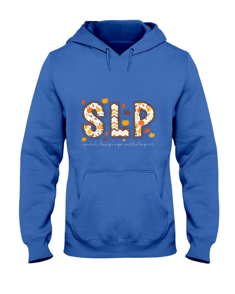 Retro Slp Speech Language Pathologist Pumpkin Fall Autumn T-Shirt