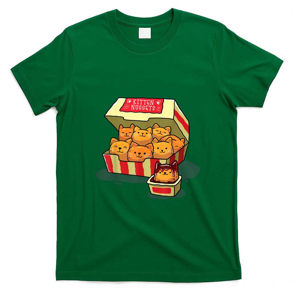 Funny Tees - InGENIUS Funny Cat Owner Shirts & Gifts Kitten Nuggets Food Pun Cat Lover Gift Chicken Nuggets Unise