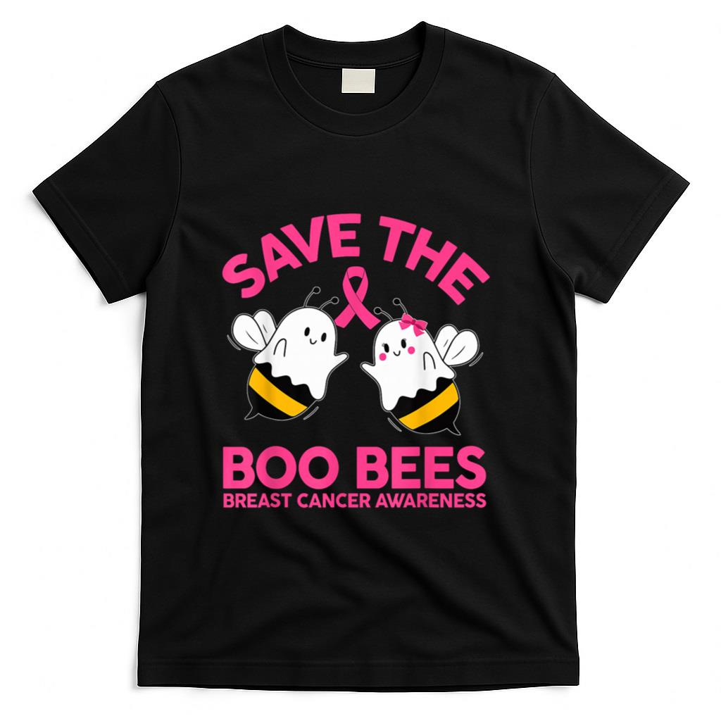 Save The Boobees Boo Bees Breast Cancer Halloween Women T-Shirt