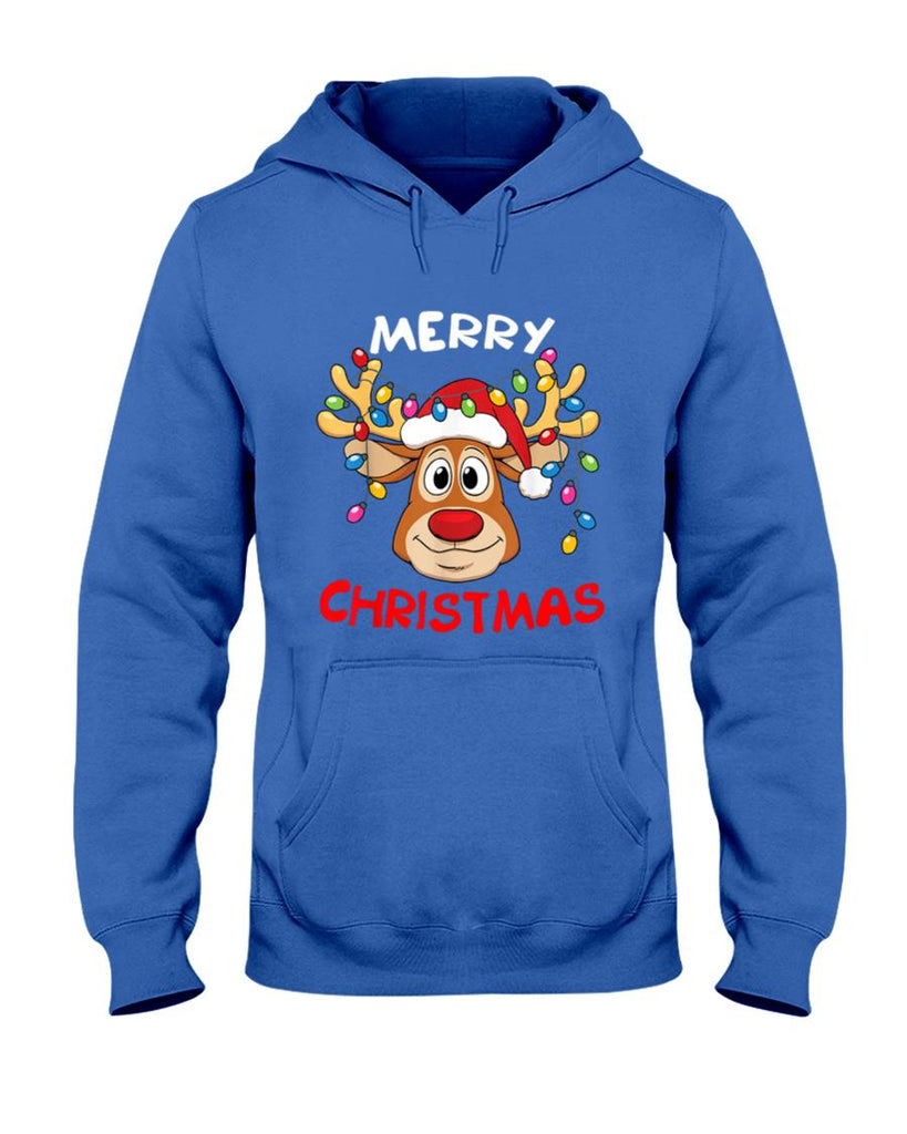 Merry Christmas Reindeer Xmas Family Men Women T-Shirt