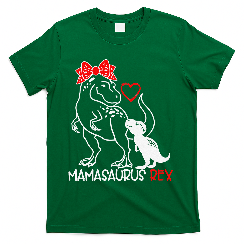 Womens Mamasaurus Dinosaur Funny Women's Costume T Rex Mother's Day T-Shirt