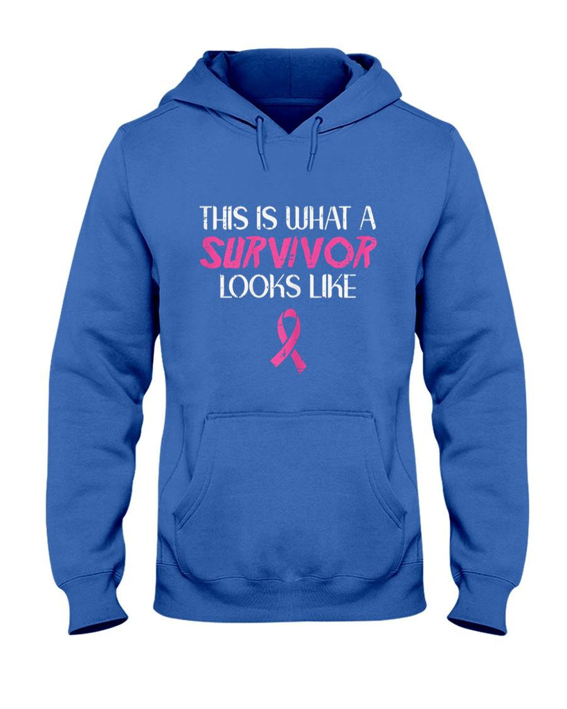 Breast Cancer What Survivor Look Like Awareness Ribbon Women T-Shirt