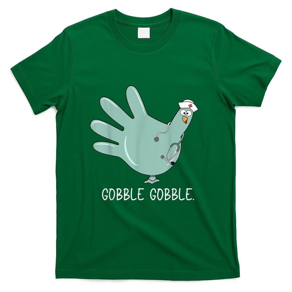 Turkey Glove Nurse Thanksgiving T-Shirt
